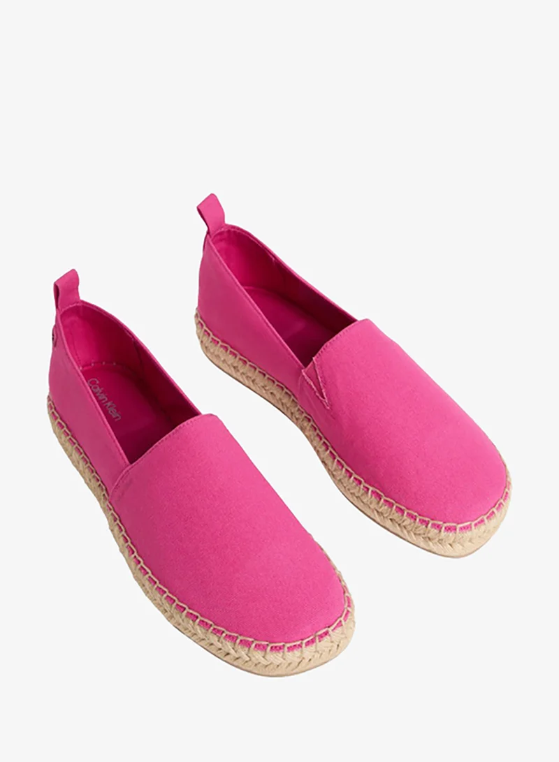 CALVIN KLEIN Tessa - Canvas Emblem Logo Espadrilles